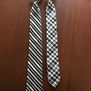 Boys clip on tie set